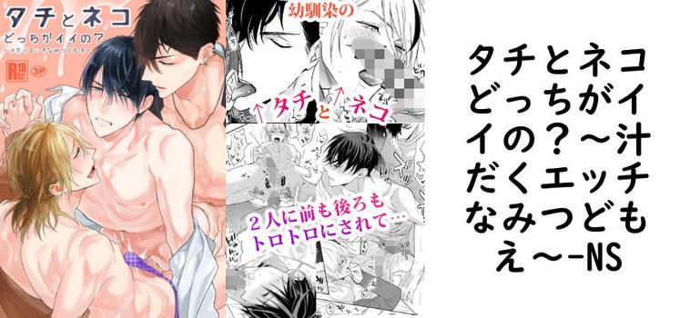 タチとネコどっちがイイの？〜汁だくエッチなみつどもえ〜（NS）