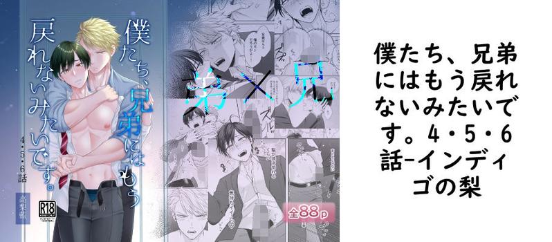 僕たち、兄弟にはもう戻れないみたいです。4・5・6話【インディゴの梨】（オリジナル同人）