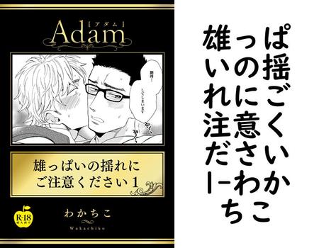 雄っぱいの揺れにご注意ください1【わかちこ】（アダムコミックス）